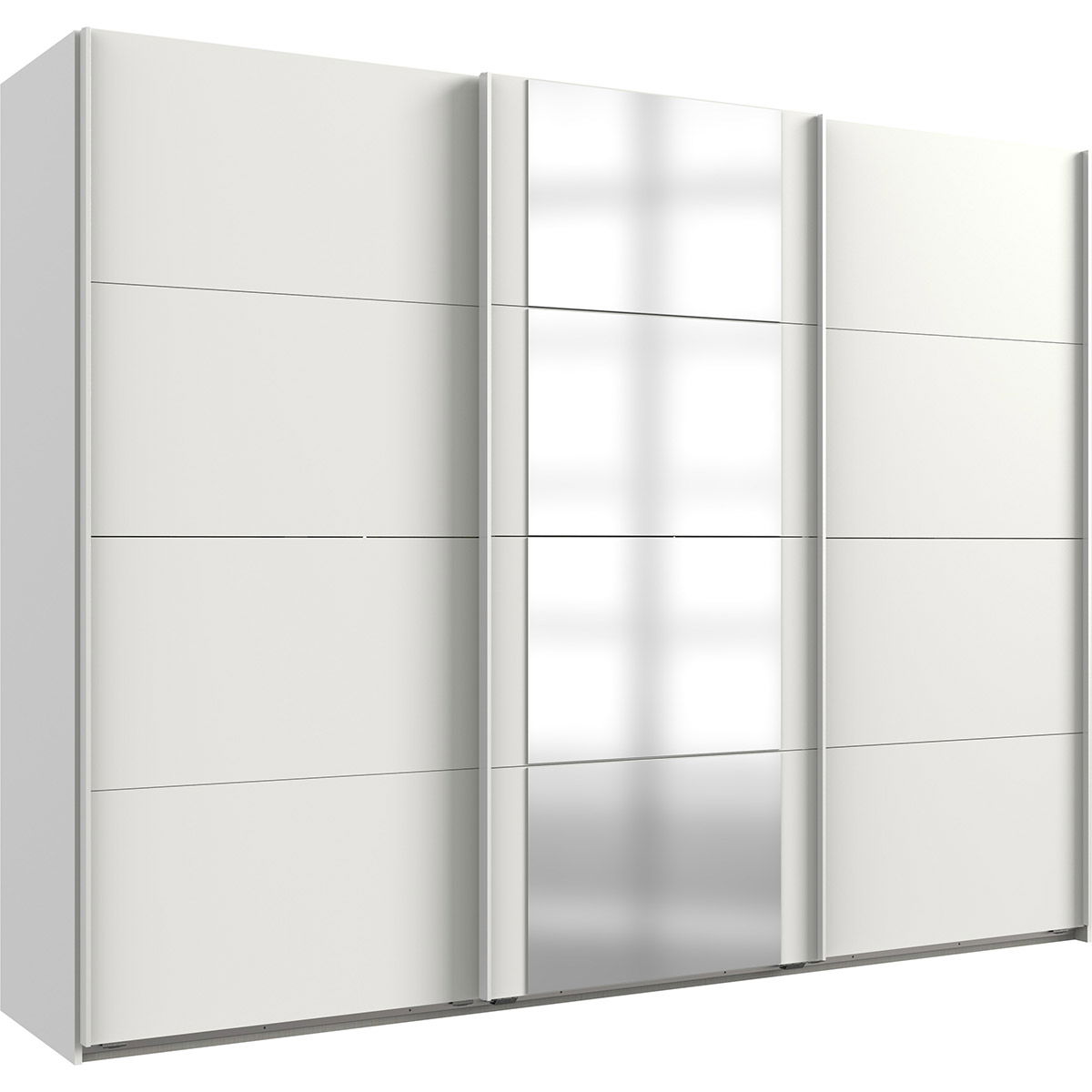 Wimex Barmbek Schwebetürenschrank 270x208 cm Weiß