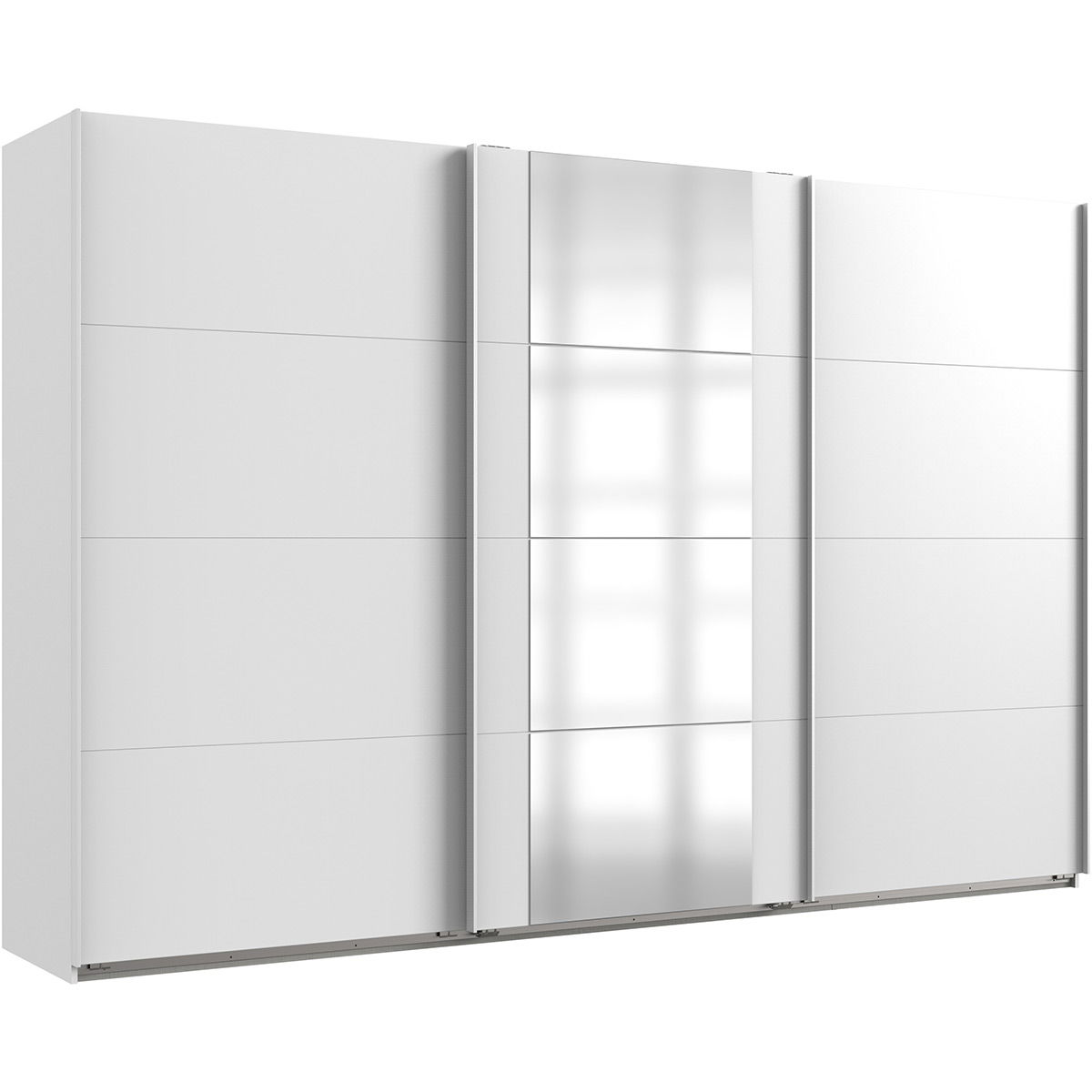 Wimex Barmbek Schwebetürenschrank 313x208 cm Weiß