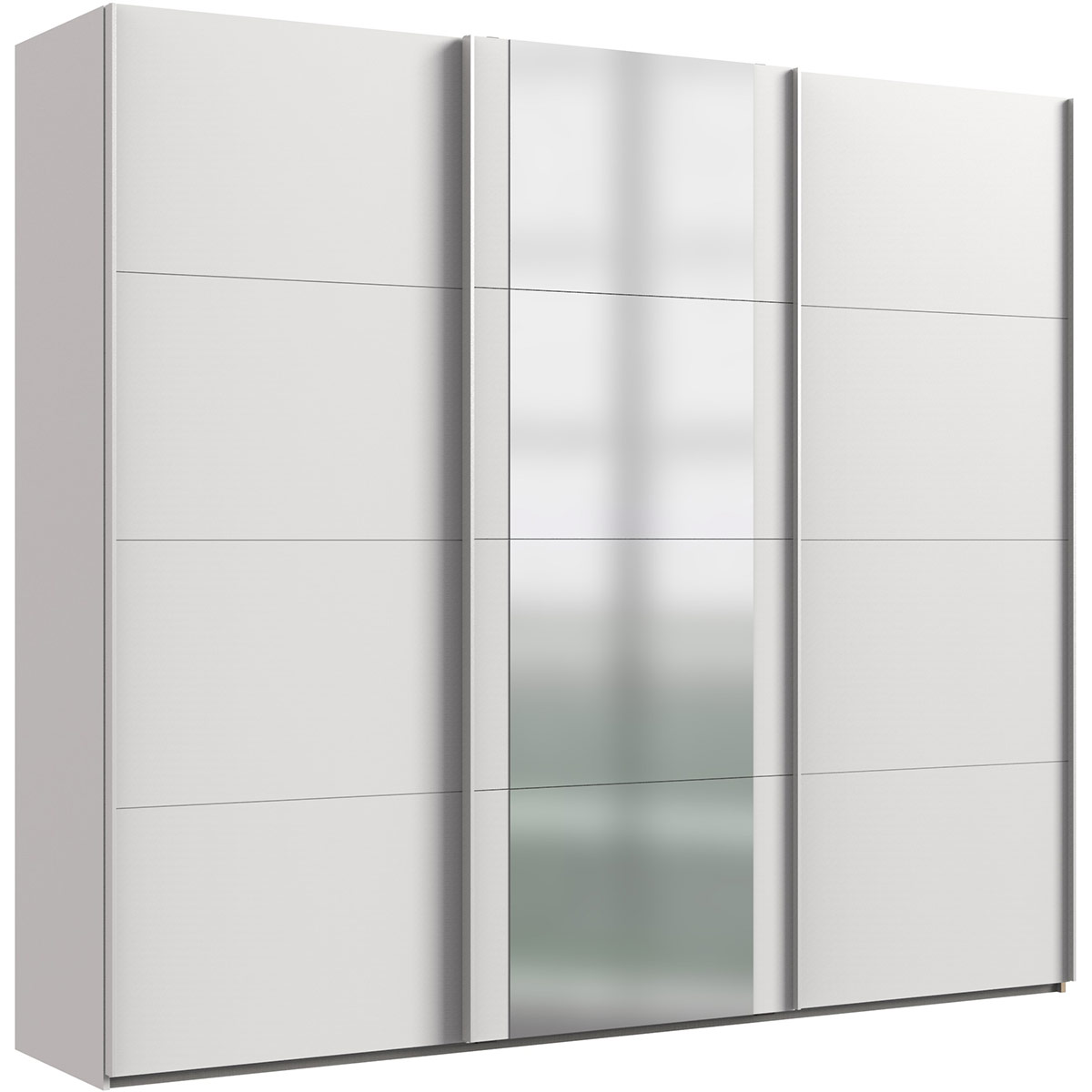 Wimex Barmbek Schwebetürenschrank 270x236 cm Weiß
