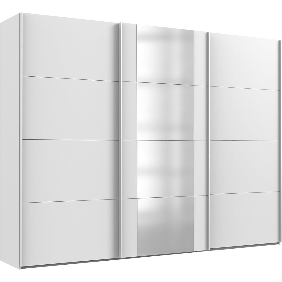 Wimex Barmbek Schwebetürenschrank 313x236 cm Weiß
