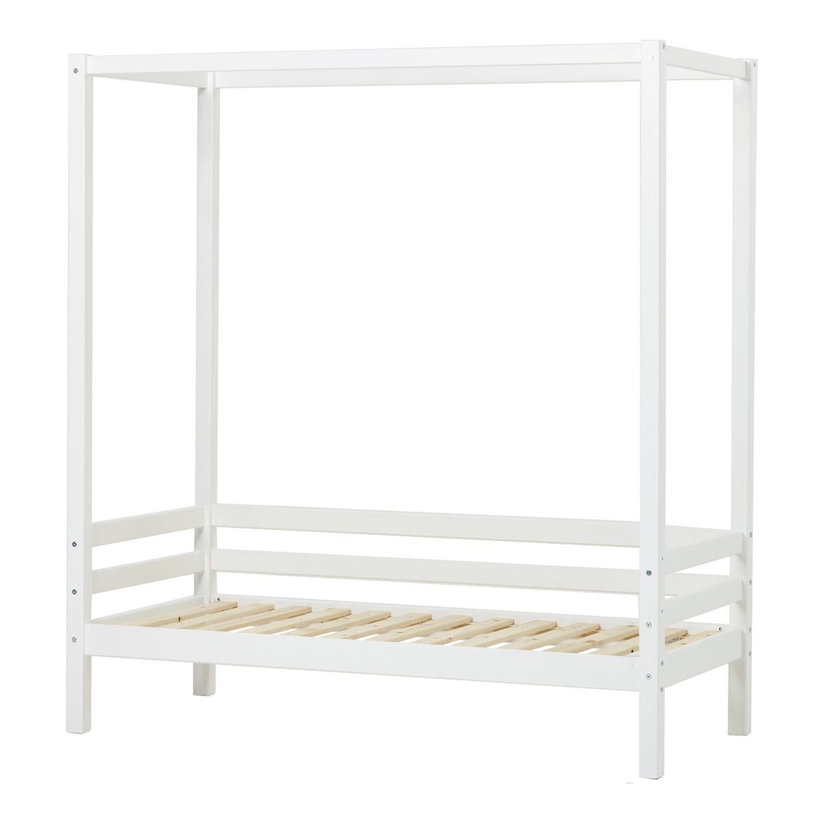 Hoppekids Himmelbett ECO Dream 90x200 cm weiß - viel Zubehör