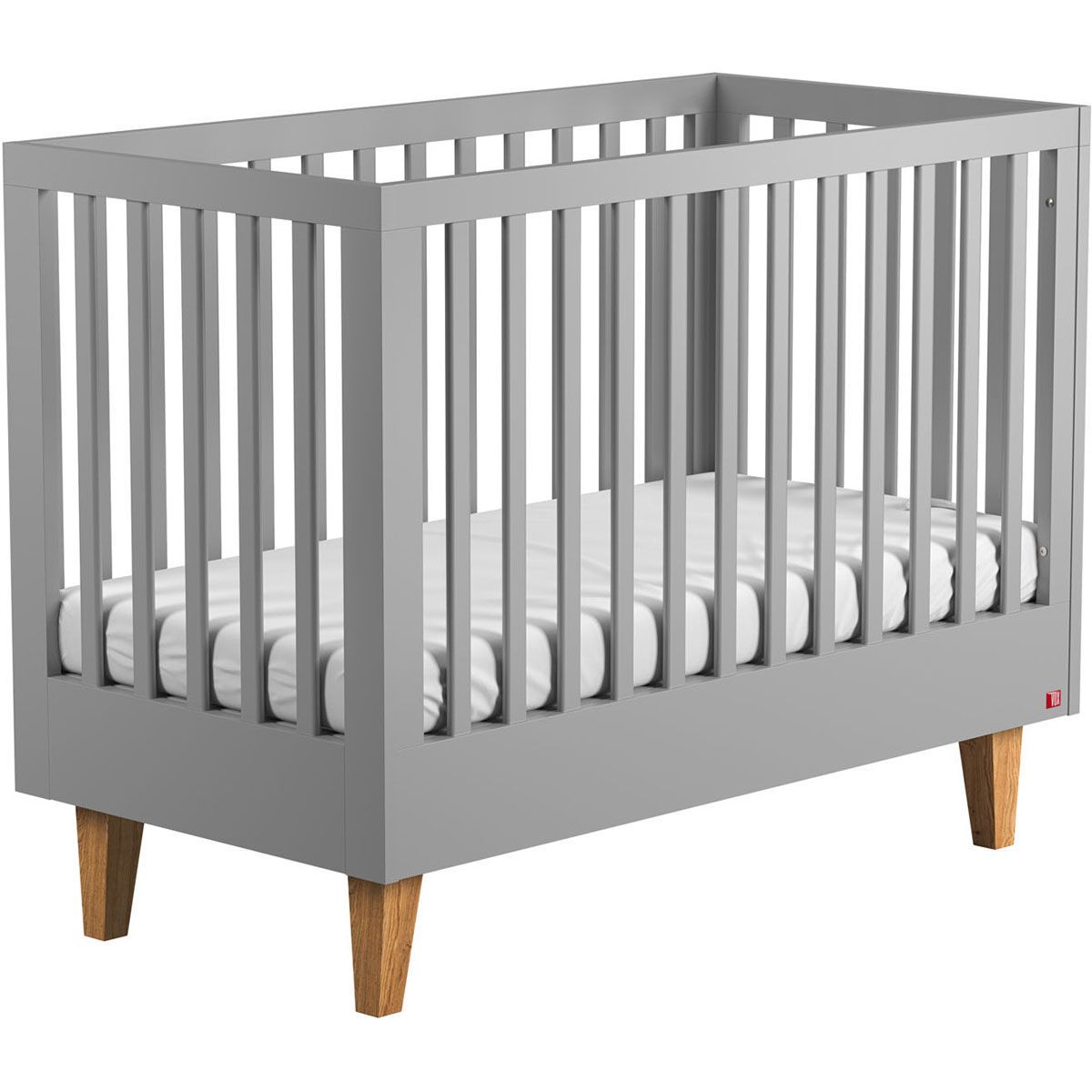 VOX Lounge Babybett 70x140 grau/eiche