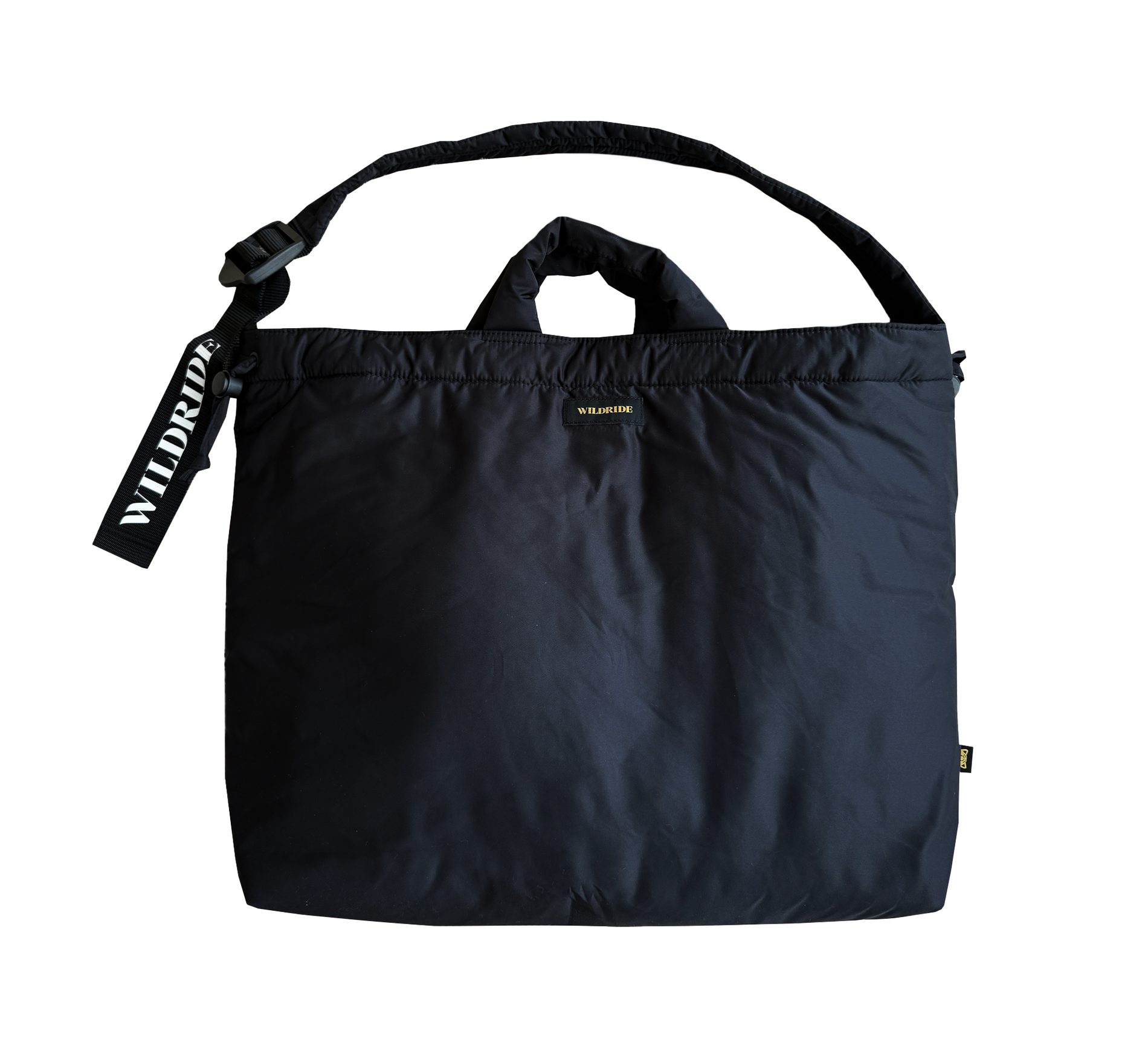 Wildride Schulter-Wickeltasche Black