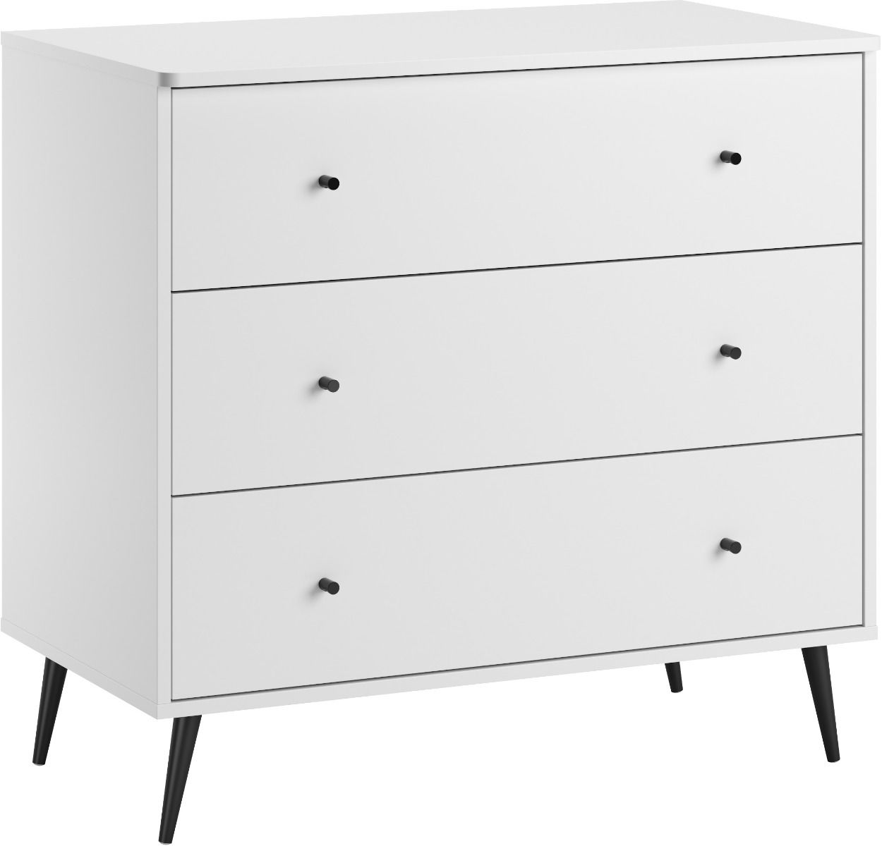 VOX Blanca Kommode mit 3 Schubladen weiß