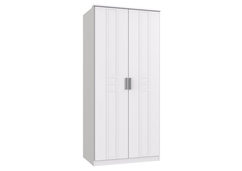 Wimex Borkum Drehtürenschrank 90 CM Weiss Wimex Borkum Drehtürenschrank 90 CM Weiss
