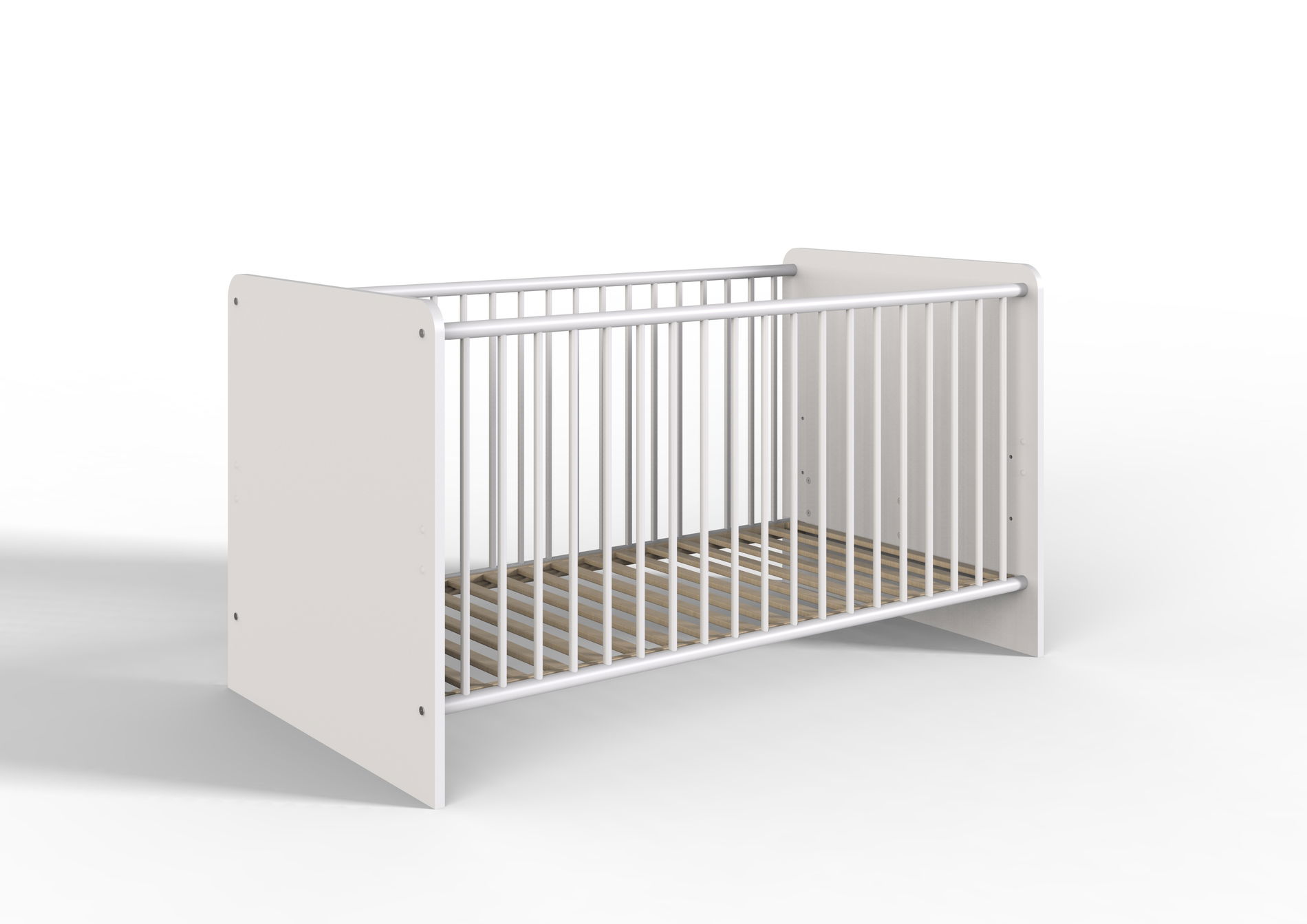 Wimex Borkum Babybett 70 x 140 cm Weiss