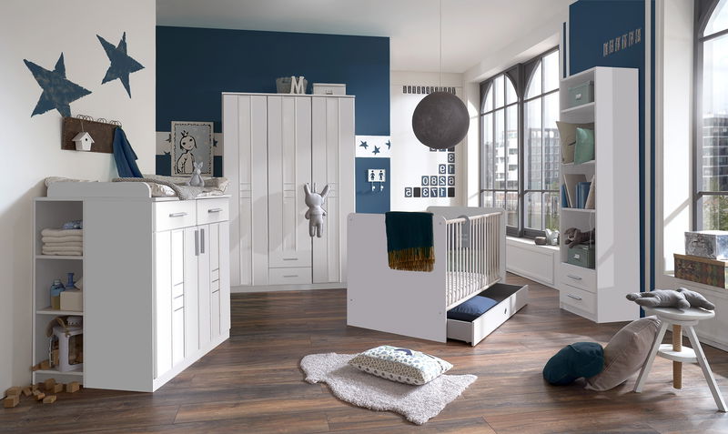 Wimex Borkum Babyzimmer 3-teilig Weiss Wimex Borkum Babyzimmer 3-teilig Weiss