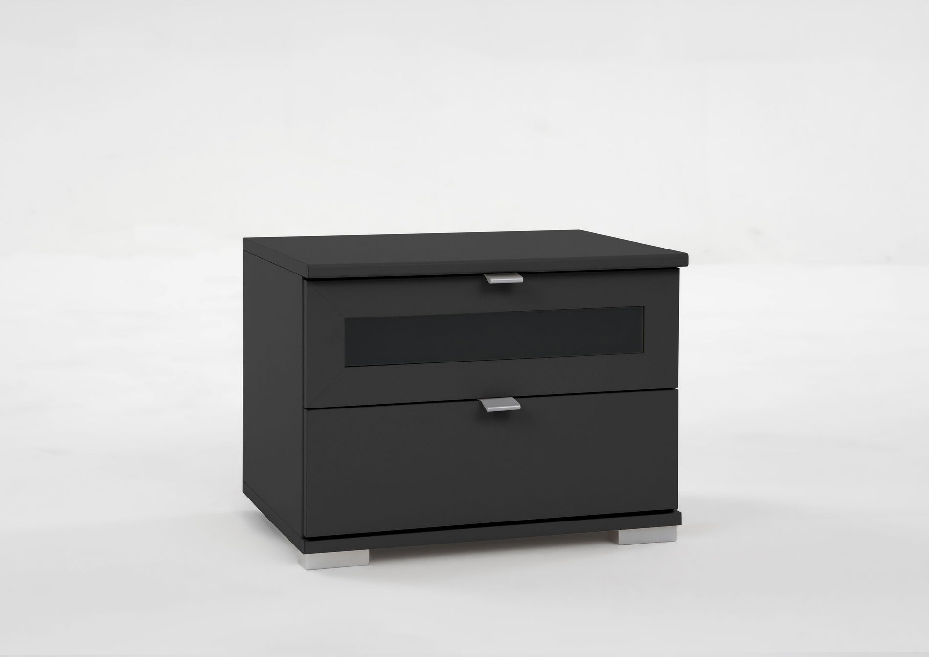 Wimex Box Plus Nachtschrank Grafit/Schwarz