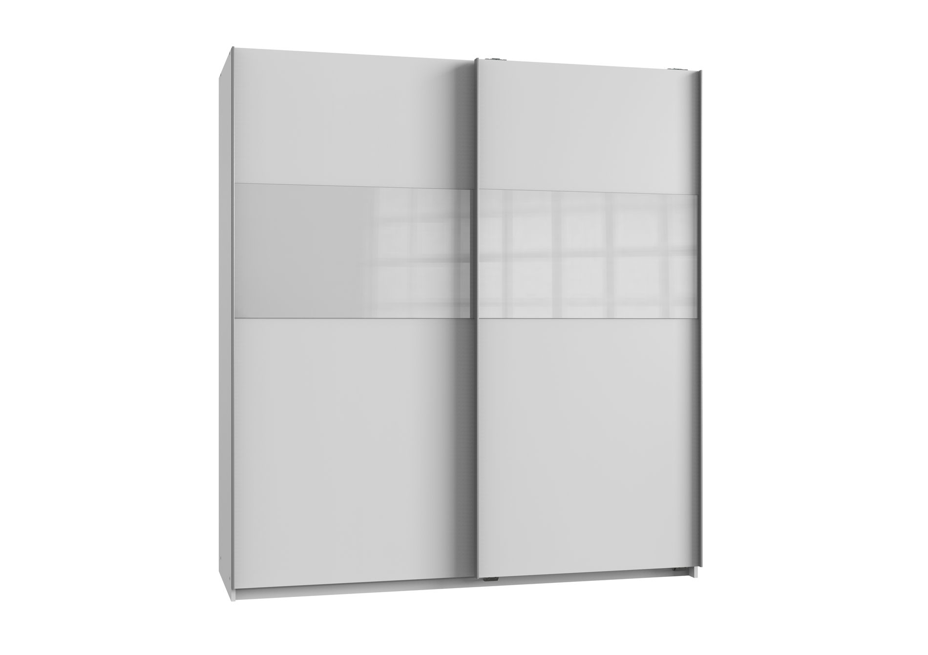 Wimex Bramfeld1 Schwebetürenschrank 135cm/H198cm Weiss