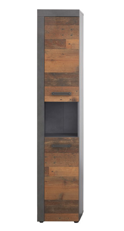 trendteam Hochschrank Cancun Indy dunklgrau trendteam Hochschrank Cancun Indy dunklgrau