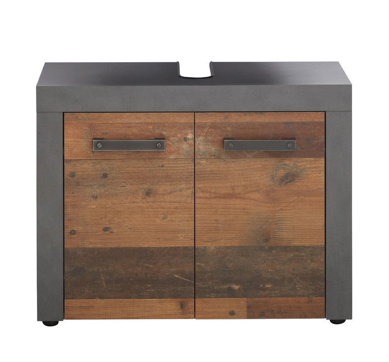 trendteam Waschbeckenunterschrank Cancun Indy dunklgrau trendteam Waschbeckenunterschrank Cancun Indy dunklgrau