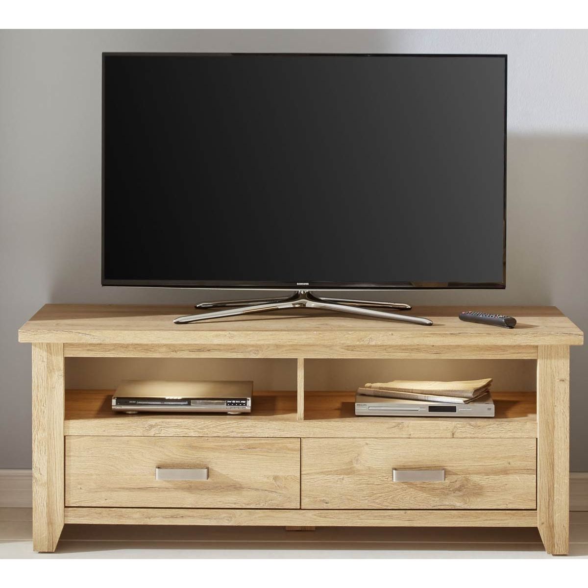 trendteam Canyon TV-Lowboard 143x57x48 cm Alteiche
