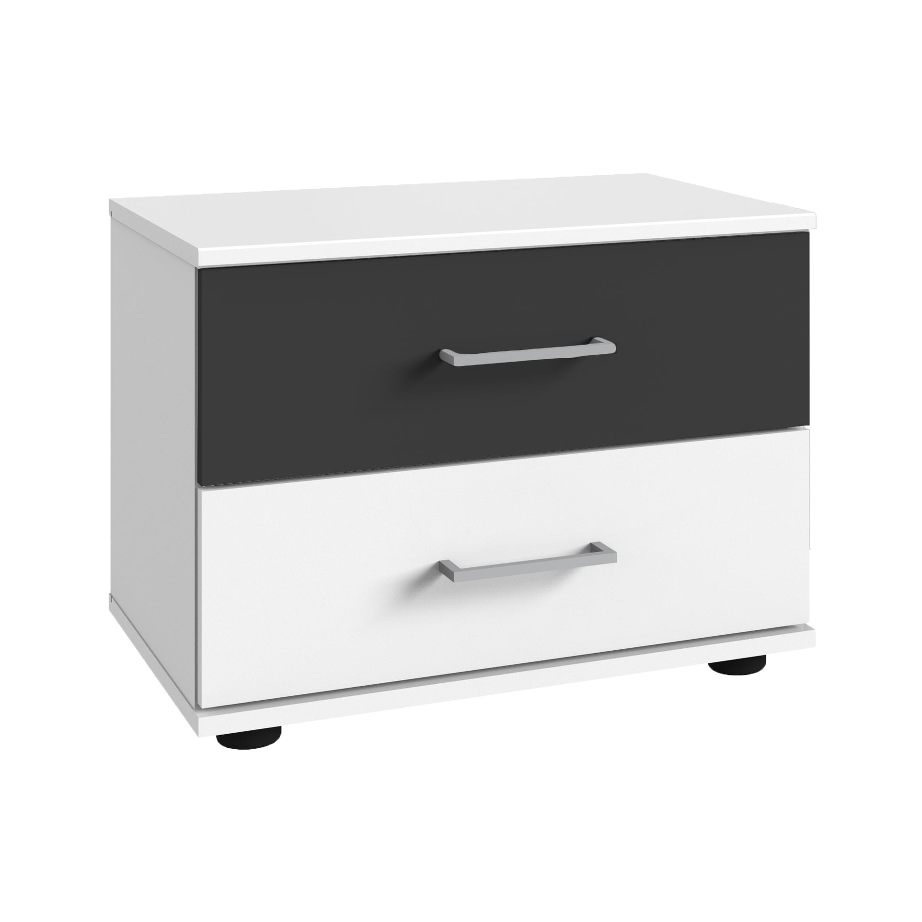 Wimex Cheep Nachtschrank 40 cm Weiß/Grafit