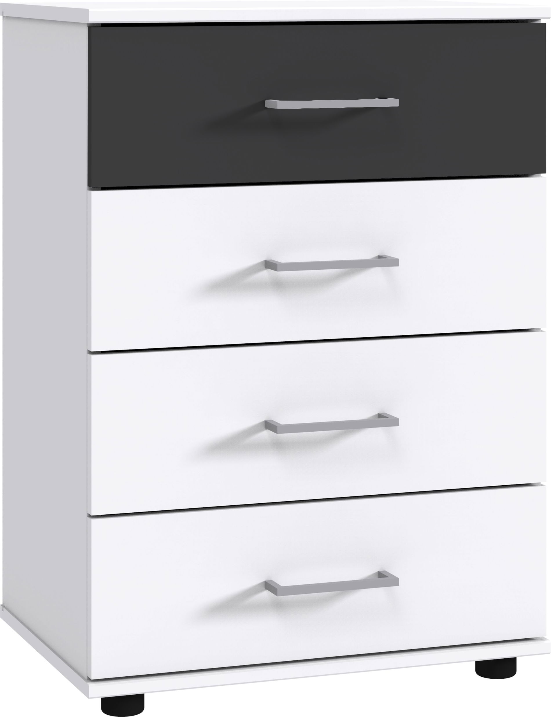 Wimex Cheep Nachtschrank 74 cm Weiß/Grafit