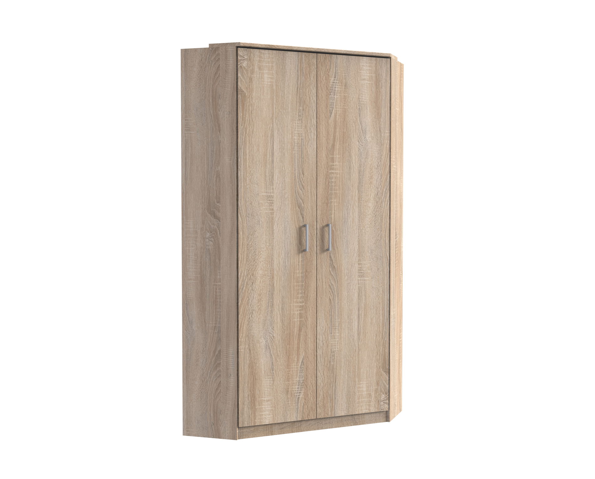 Wimex Click Eckschrank 2-türig Eiche Saegerau-Nachbildung