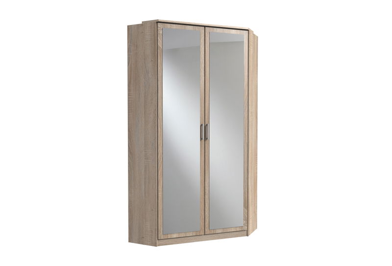 Wimex Click Eckschrank mit 2 Spiegeln Eiche Saegerau-Nachbildung Wimex Click Eckschrank mit 2 Spiegeln Eiche Saegerau-Nachbildung