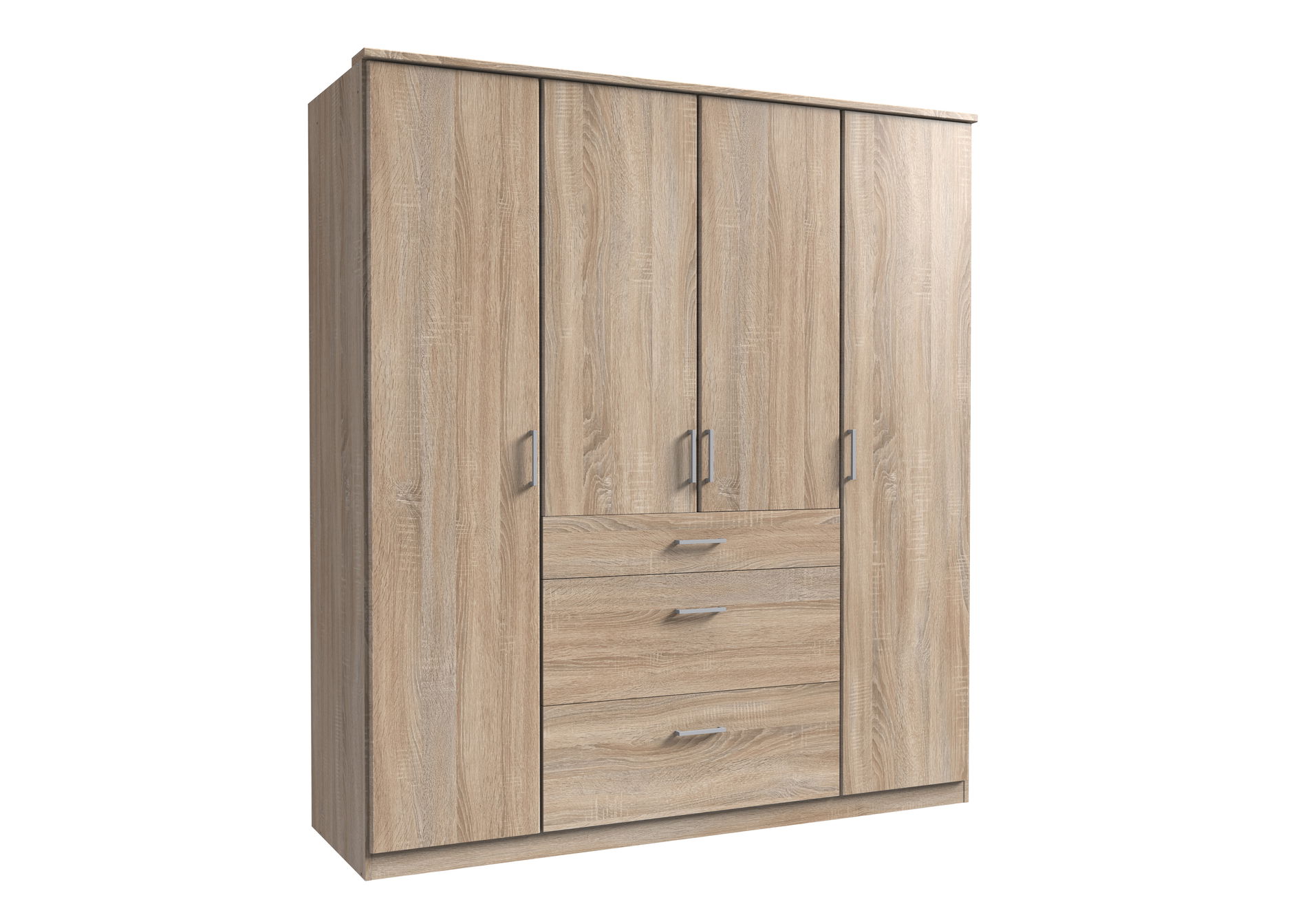 Wimex Click Drehtürenschrank 180 CM Eiche Saegerau-Nachbildung