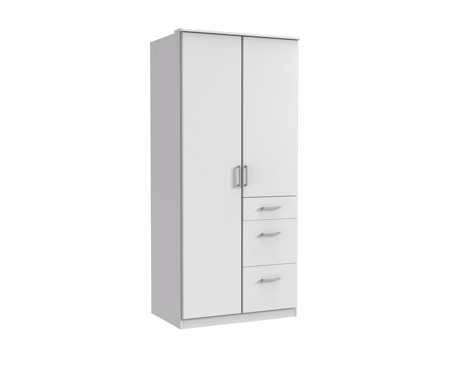 Wimex Click Drehtürenschrank 90 CM, Weiss