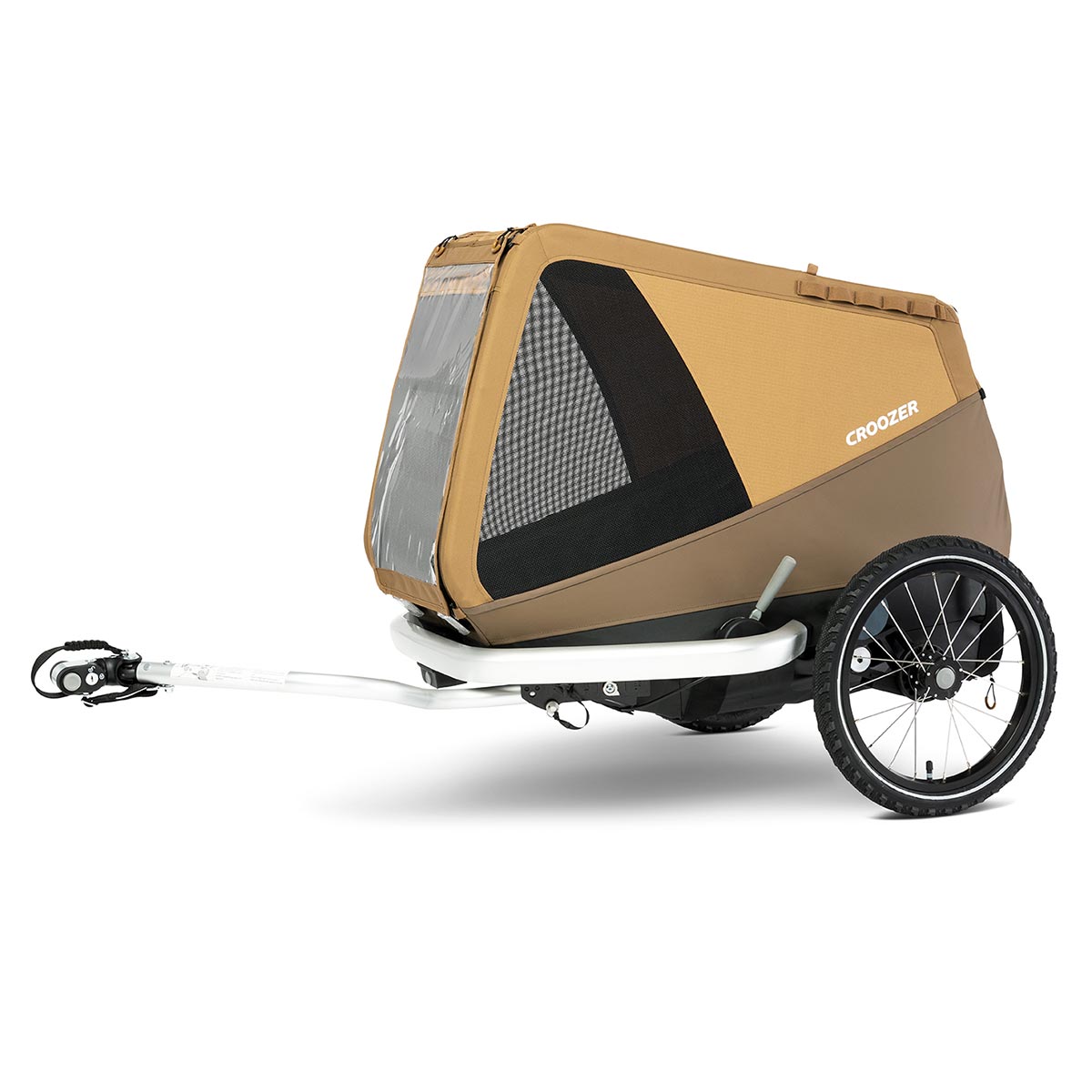 Croozer Dog Enna Sundown yellow Fahrradanhänger für mittelgroße Hunde geeignet