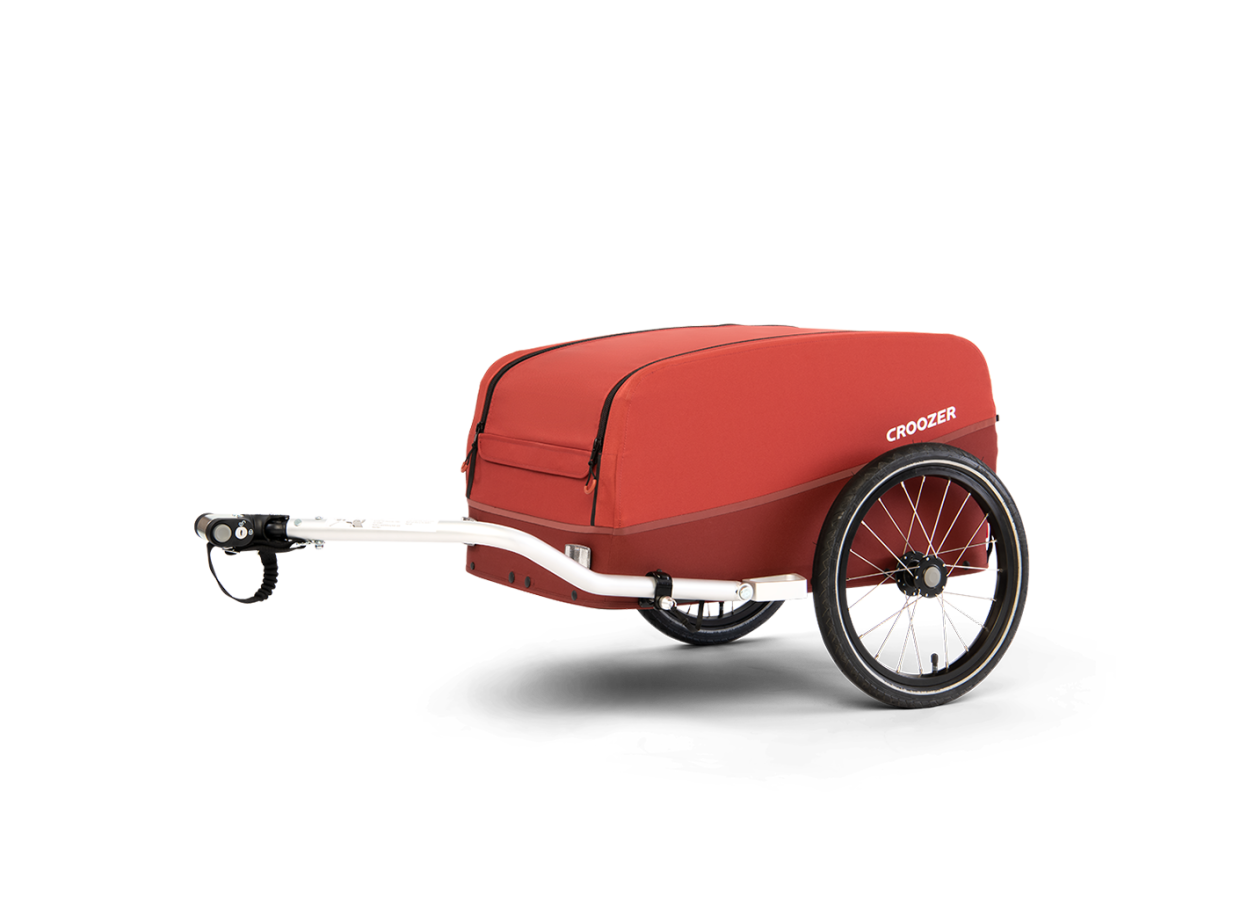 Croozer Cargo Kalle Fahrradanhänger Lava red für Lasten und Gepäck