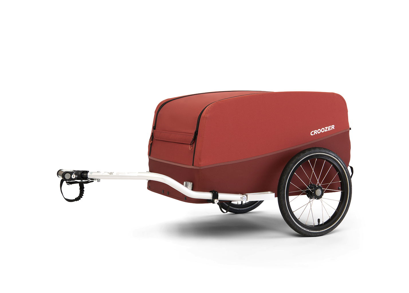 Croozer Cargo Pakko Fahrradanhänger Lava Red für Lasten und Gepäck