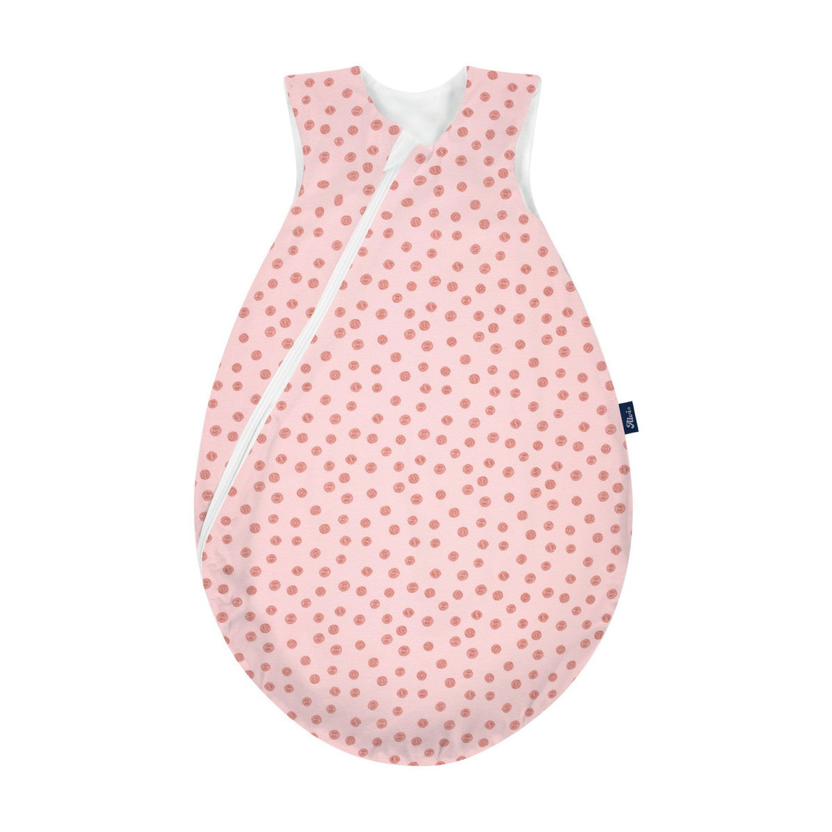 Alvi Bio-Baumwolle Sommertraum Klima-Schlafsack Curly Dots - top Wärmeregulierung - 60-110 cm
