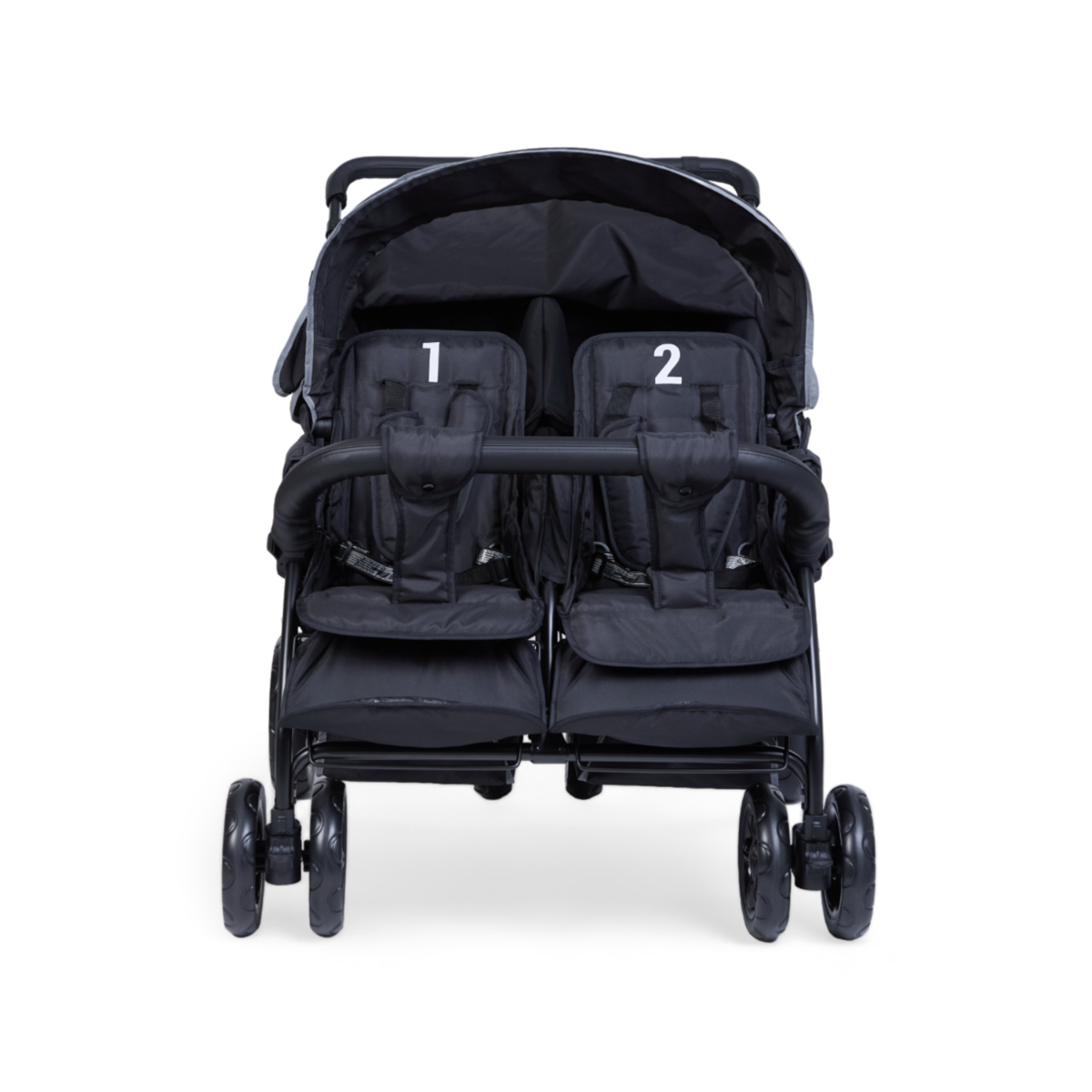 Childhome Quadruple Vierlingswagen schwarz | babyonlineshop.de