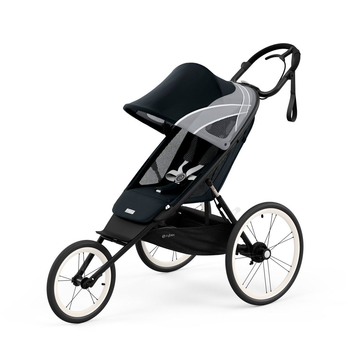 CYBEX AVI One Box All Black Rahmen + Sitzpaket als Komplett-Set