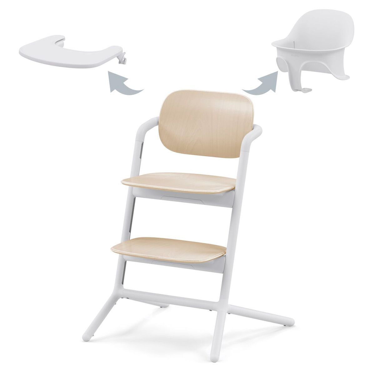 CYBEX LEMO 3in1 Hochstuhl Set Sand White