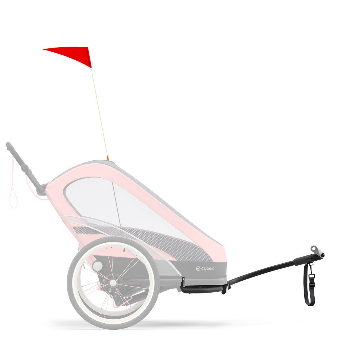 CYBEX ZENO Cycling Kit mit Deichsel & Fahne