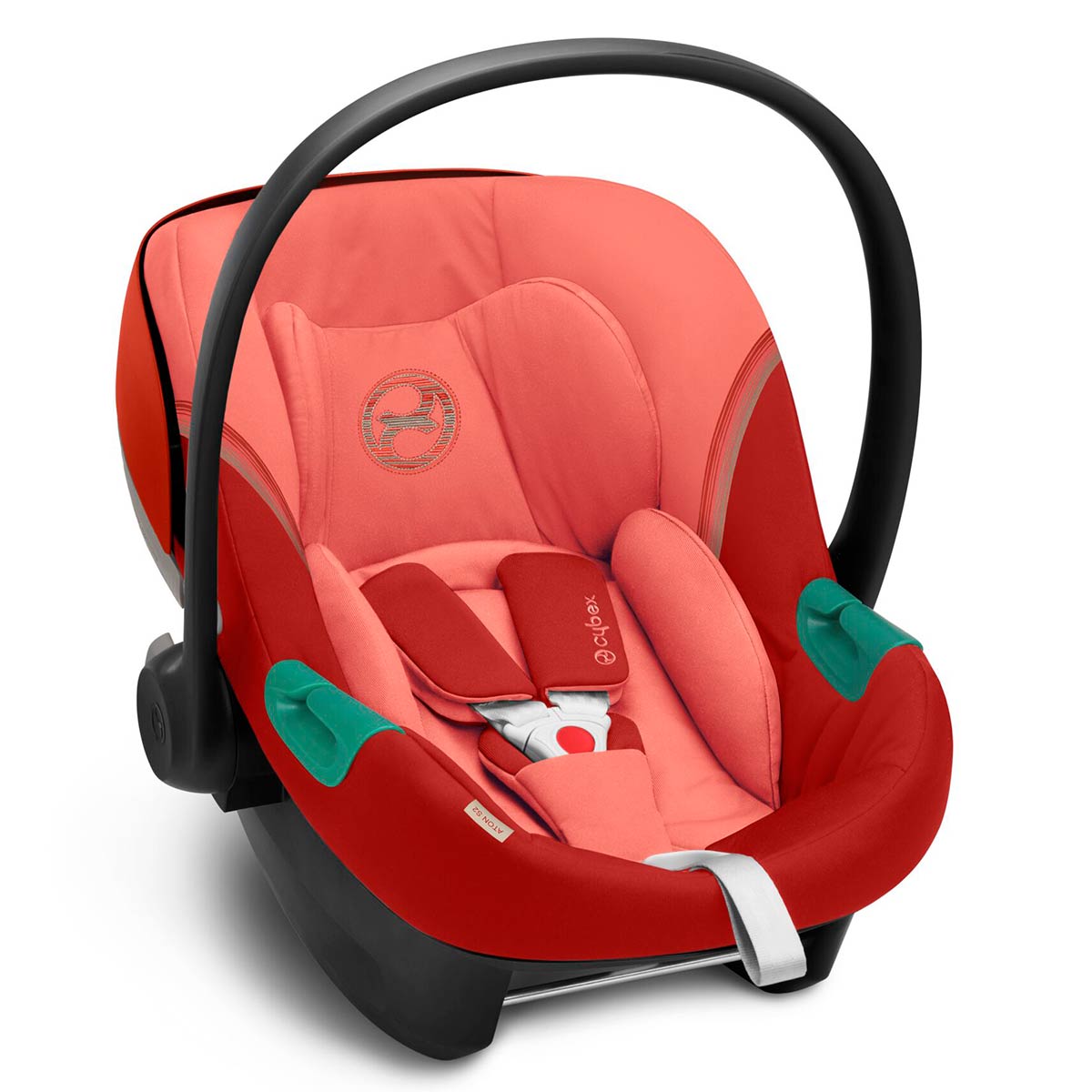 CYBEX Aton S2 i-Size Babyschale Hibiscus Red bis 13 kg