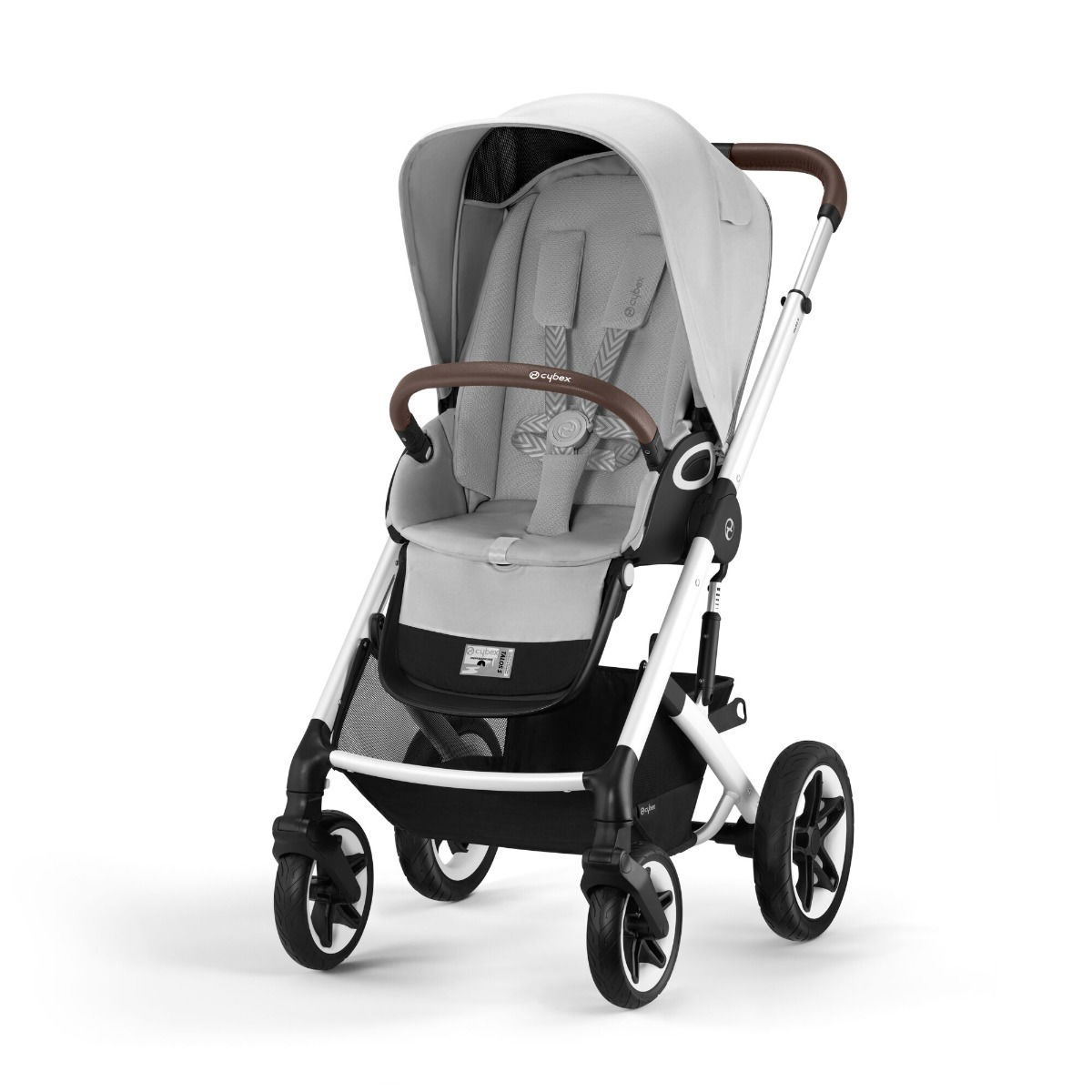 CYBEX Talos S LUX Sportwagen Lava Grey Gestell in Silver