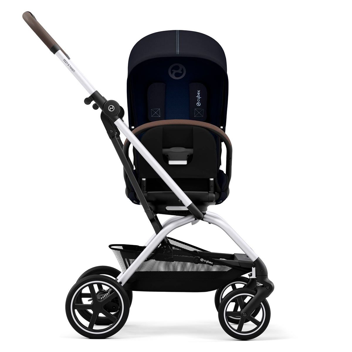 CYBEX Eezy S Twist 2 Buggy Ocean Blue Gestell Silver