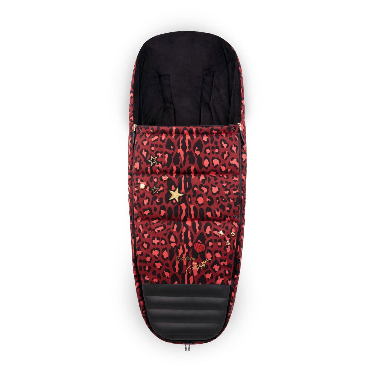 CYBEX Platinum Fußsack Rosenrot Red by ALEC VÖLKEL für Priam & Mios Kinderwagen