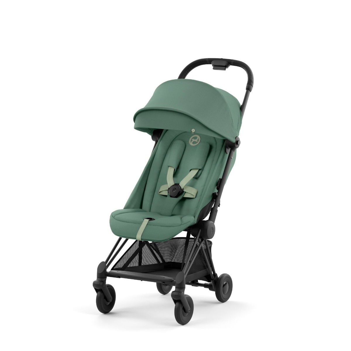 CYBEX Coya Chrome Matt Black Leaf Green