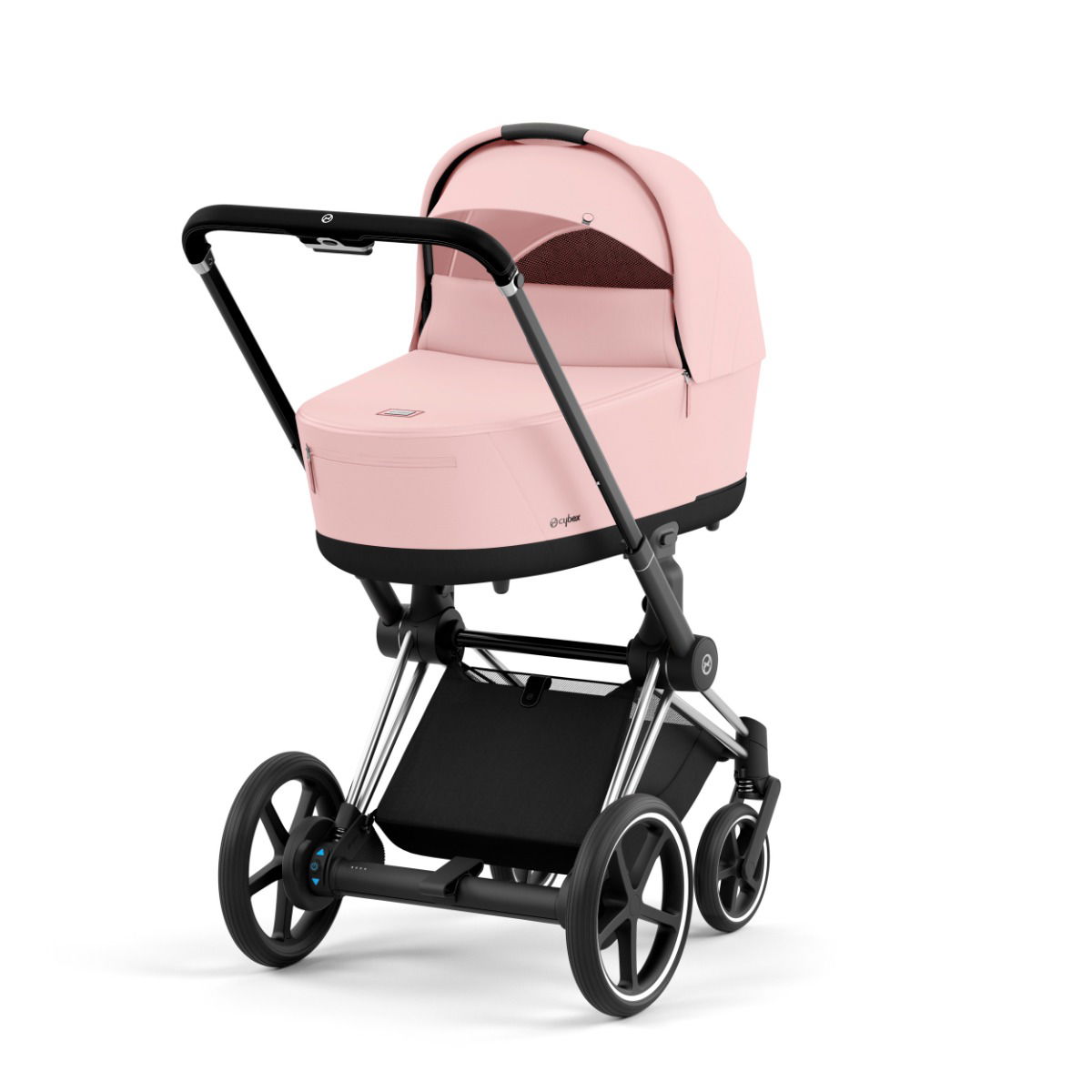 CYBEX e-PRIAM Kinderwagen Peach Pink Gestell wählbar New Generation