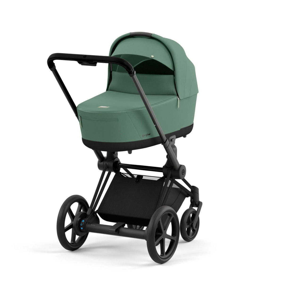 CYBEX e-PRIAM Kinderwagen Leaf Green Gestell wählbar New Generation