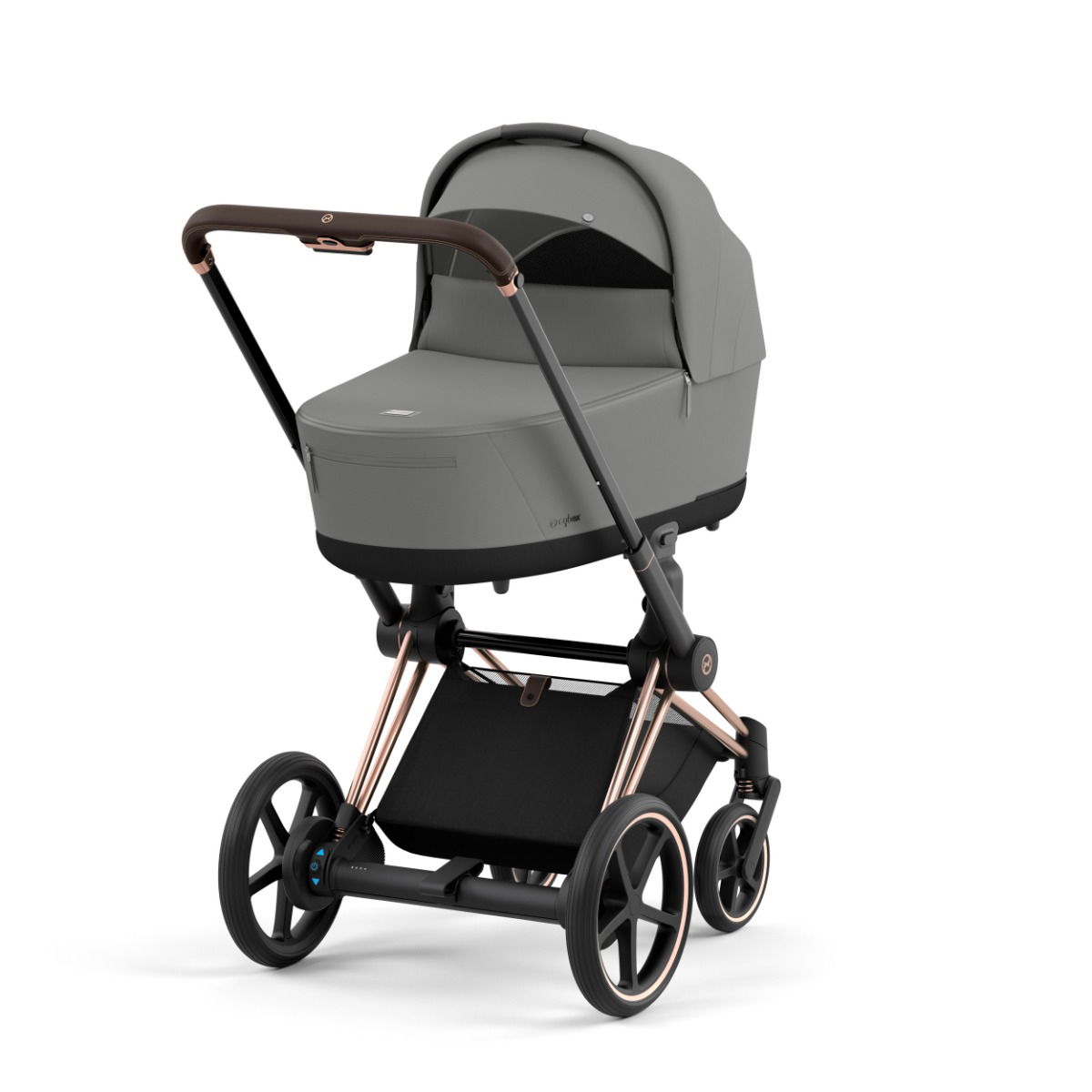 CYBEX e-PRIAM Kinderwagen Mirage Grey Gestell wählbar New Generation
