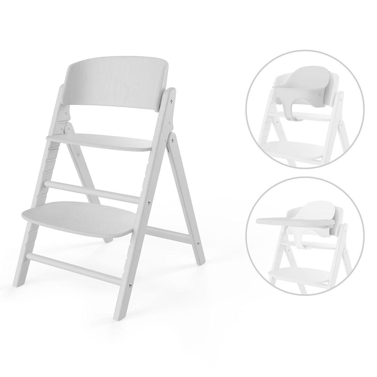 Cybex CLICK&FOLD 3in1 Hochstuhl All White | white