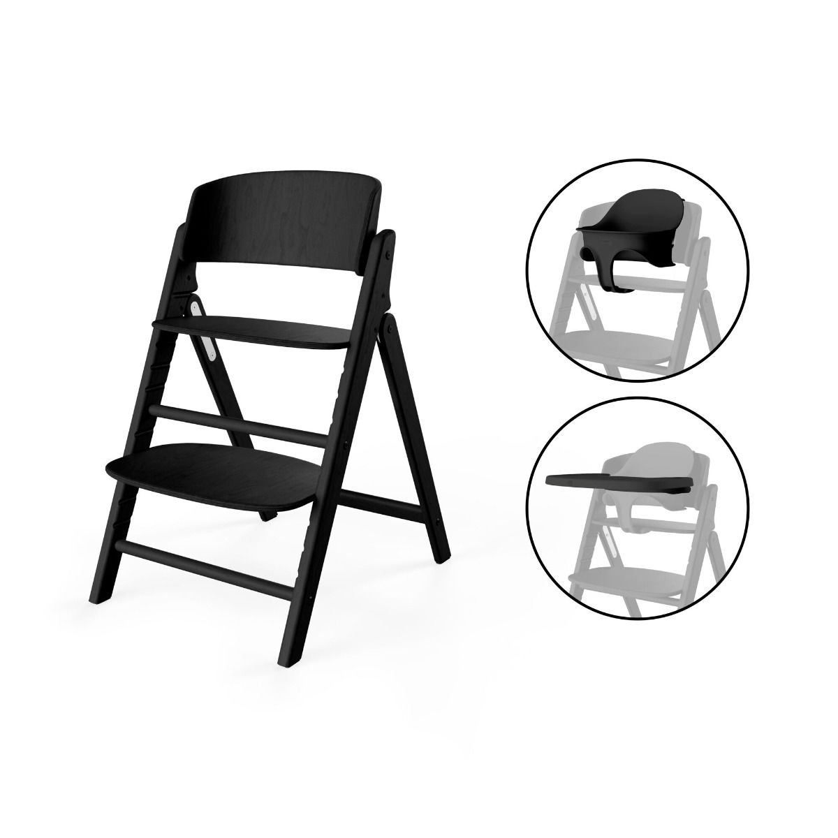 Cybex CLICK&FOLD 3in1 Hochstuhl Stunning Black | black