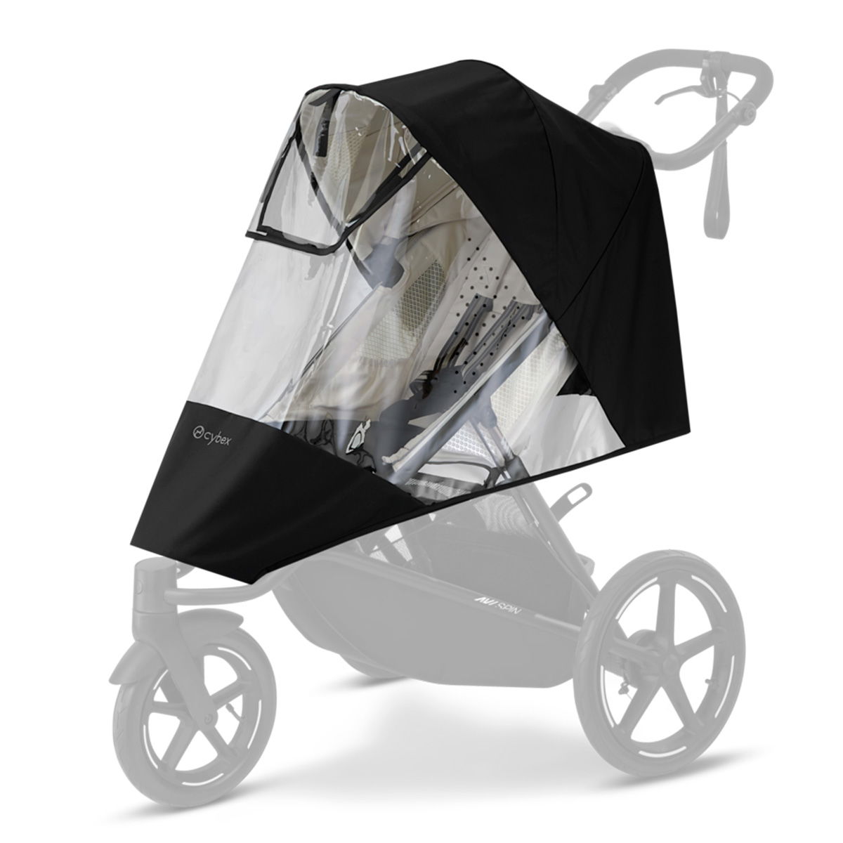 CYBEX AVI SPIN Regenverdeck Transparent