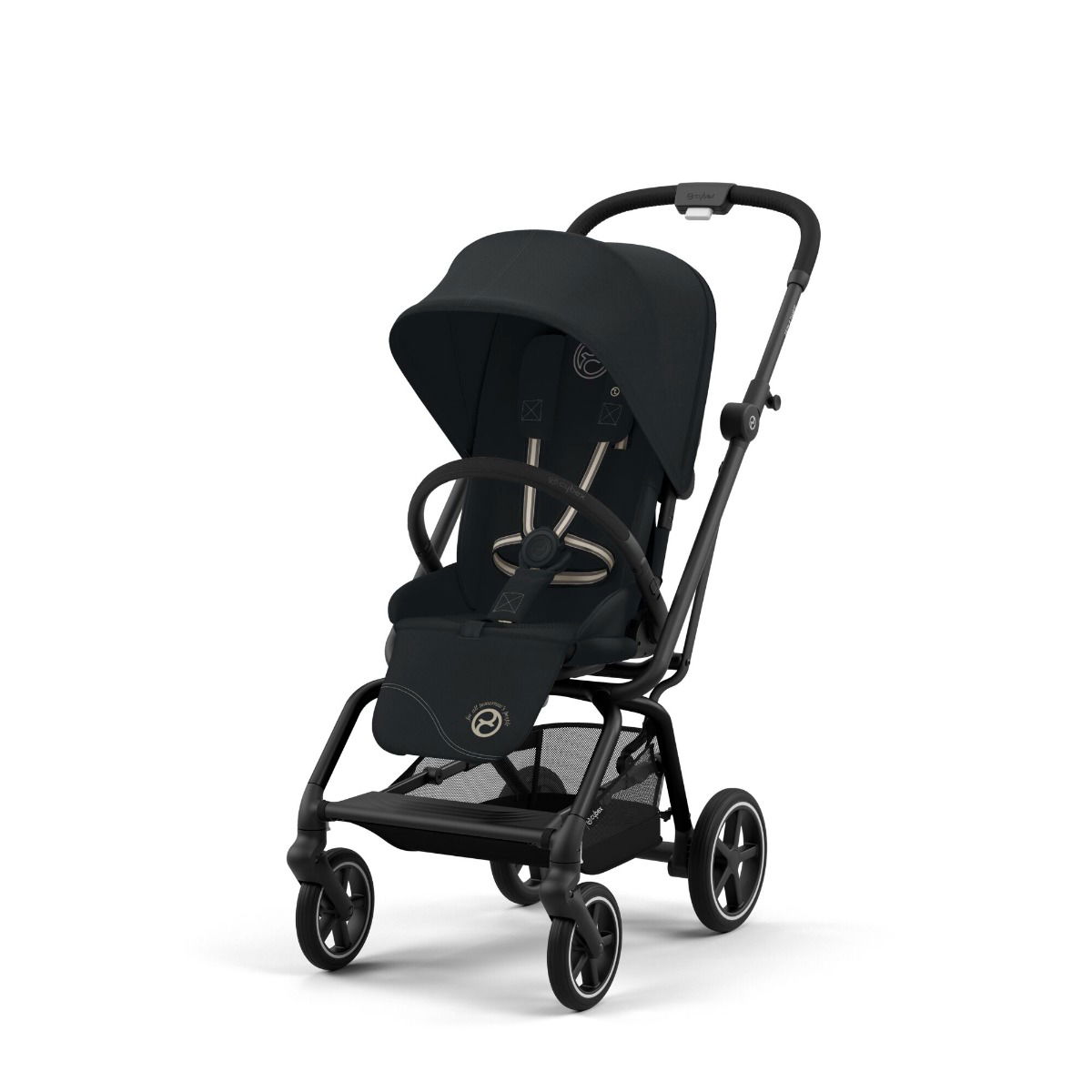 CYBEX Eezy S Twist+2 Buggy Magic Black | mit All-Terrain Rädern