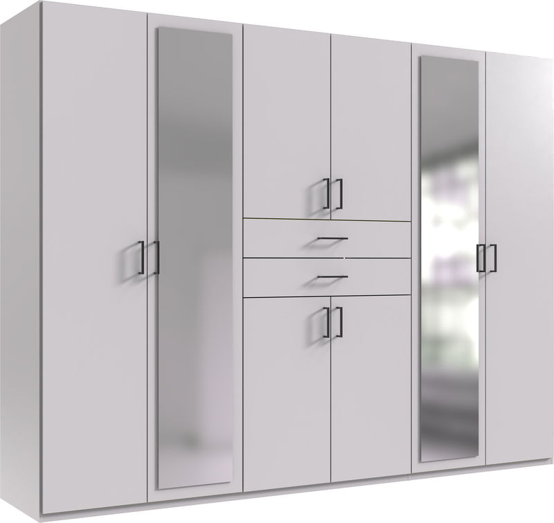 Wimex Dillingen Drehtürenschrank 270CM Weiss Wimex Dillingen Drehtürenschrank 270CM Weiss