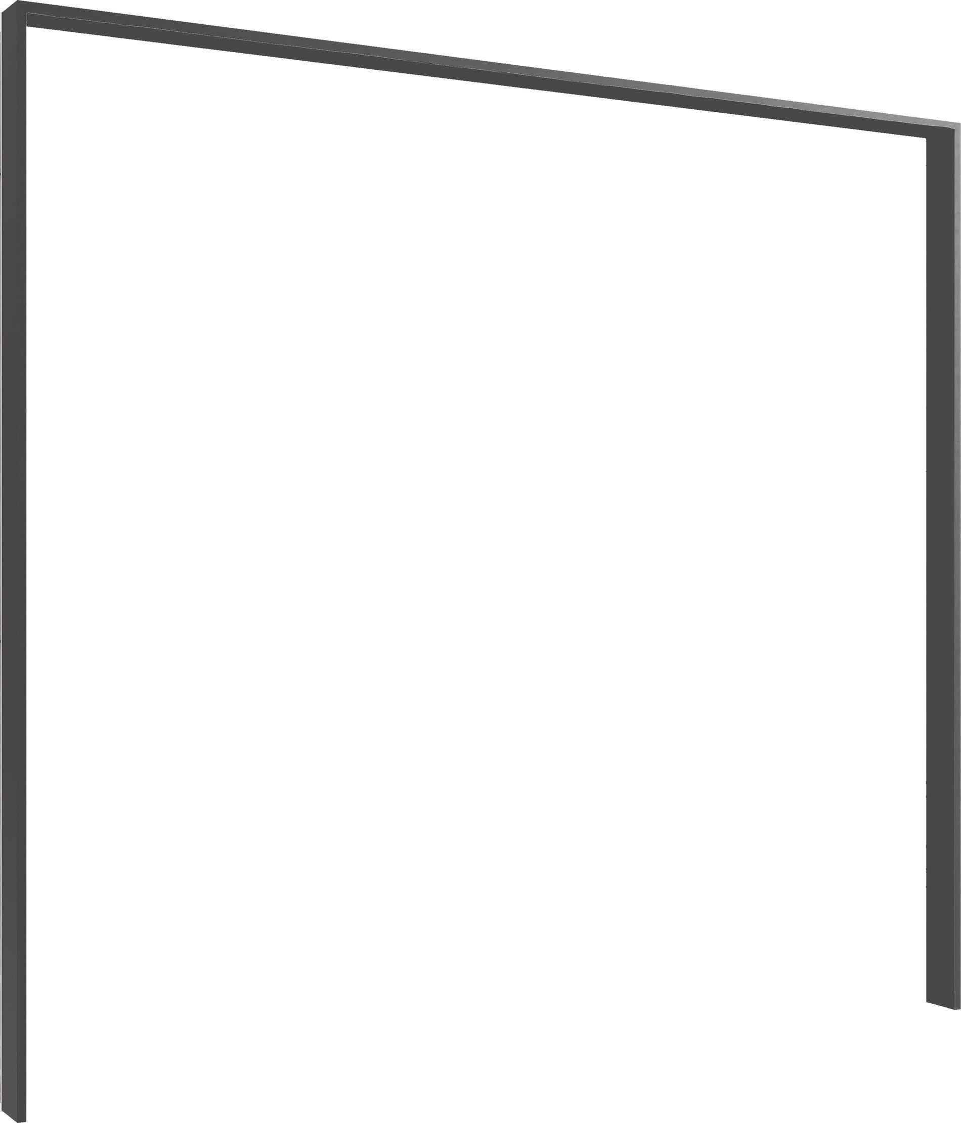 Wimex Dillingen Passepartoutrahmen 225CM für Drehtürenschrank Graphit
