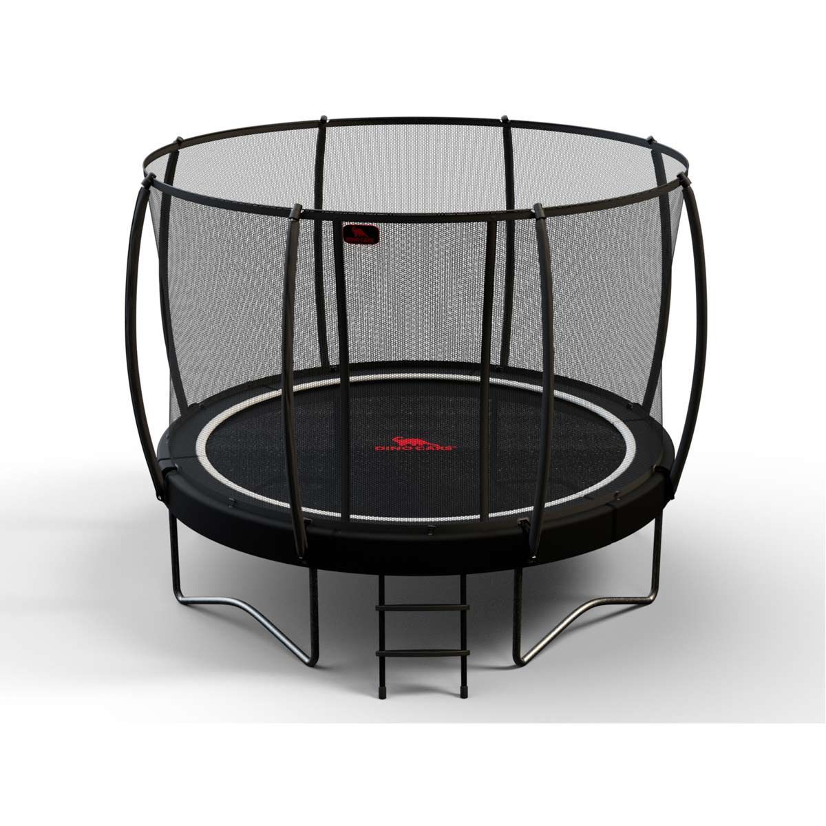 Dino Cars Pro Line Trampolin Ø 430 cm inkl. Sicherheitsnetz & Leiter