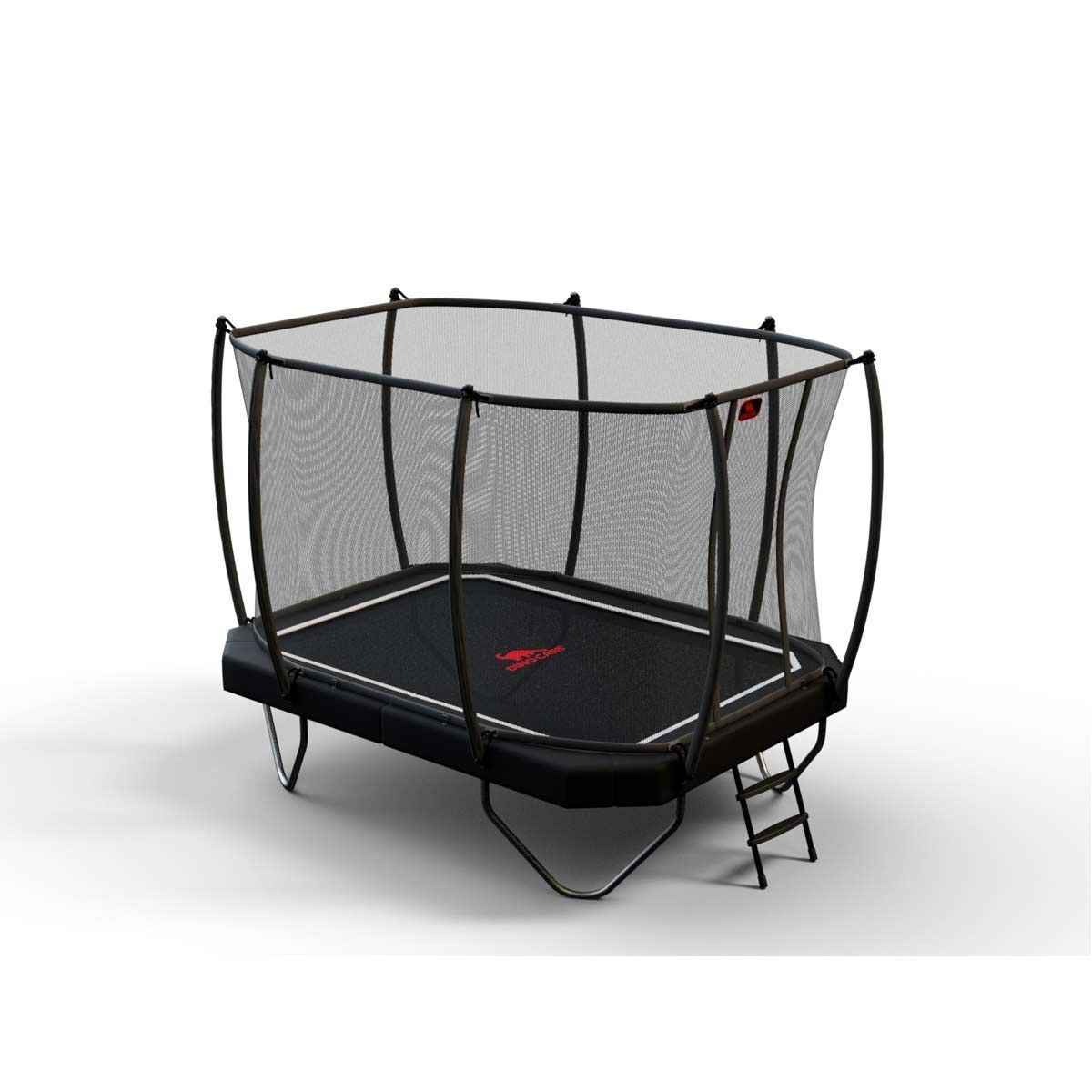 Dino Cars Pro Line Trampolin 305x225 cm inkl. Sicherheitsnetz & Leiter