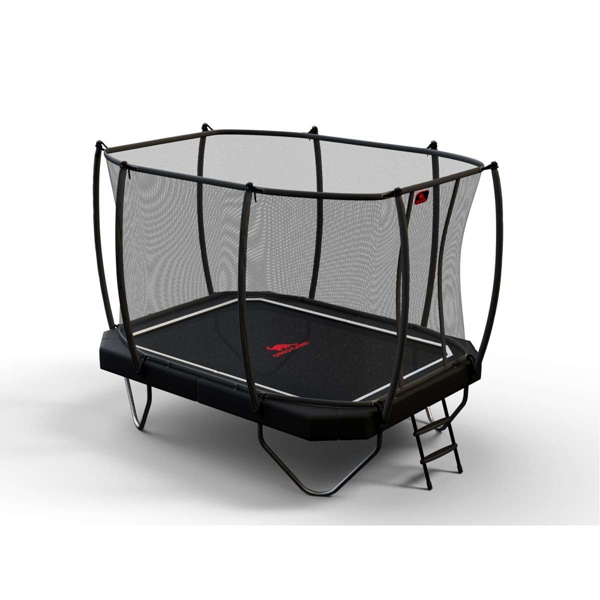 Dino Cars Pro Line Trampolin 340x240 cm inkl. Sicherheitsnetz & Leiter