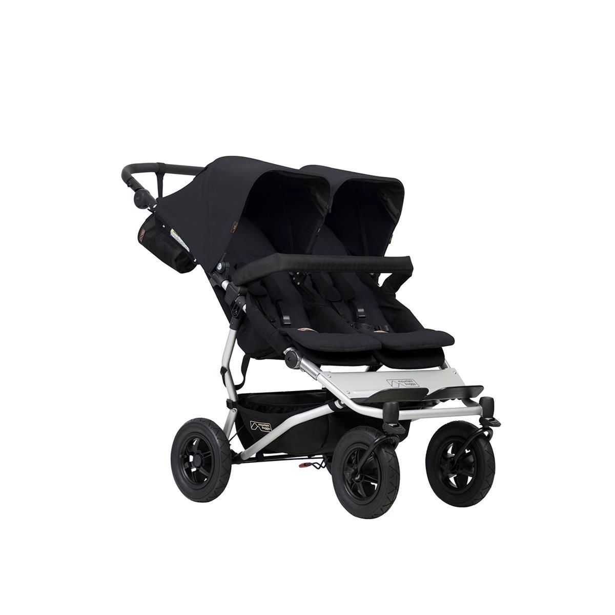 Mountain Buggy duet V3.2 in black  Geschwisterwagen