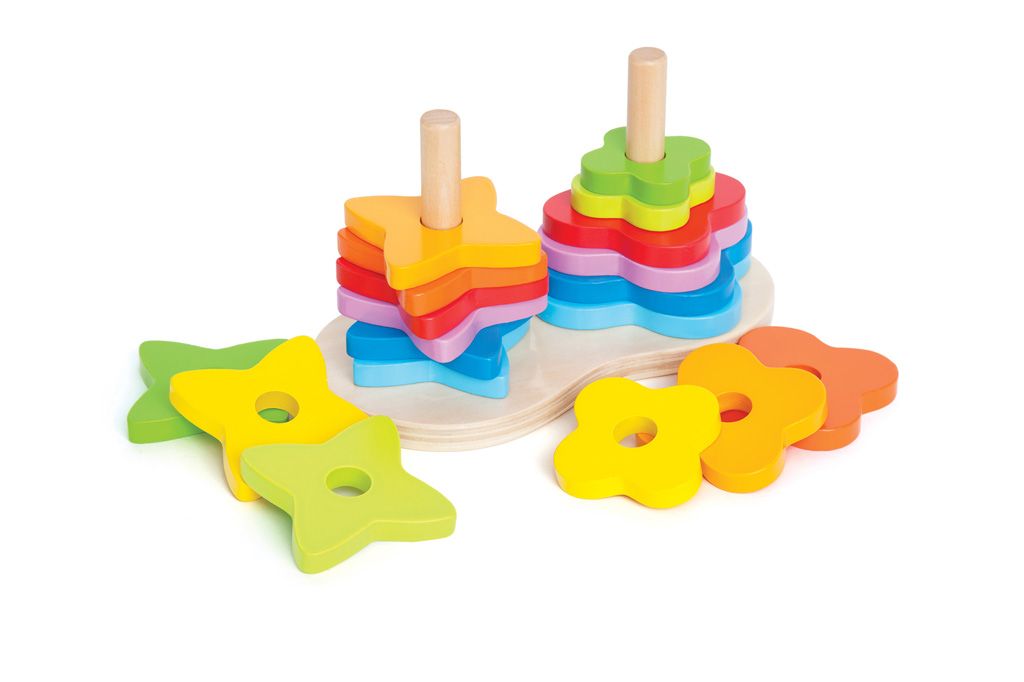 Hape Regenbogen Steckspiel E0406