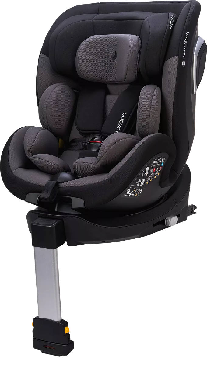 Osann Hero360 SL i-Size Kindersitz Black cm Twill | 40-105 ECE R129